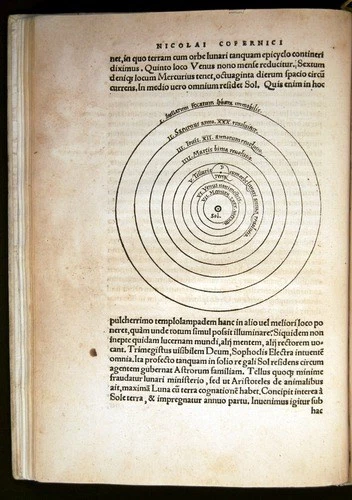 Nicolas Copernicus, De revolutionibus (1543), cosmic section